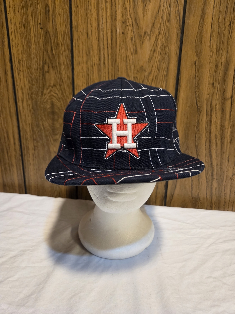 Houston Astros Fitted Logo Cap 7 1/2 Cooperstown Collection American Needle 1918